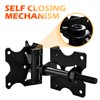 Heavy Duty Self-Closing Gate Hinges for Vinyl & Wooden Fence