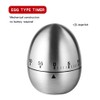 Betterlifewj Metal Egg Kitchen Timer. 60 Minutes Countdown. Cooking Timer.