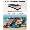 KingCamp Oversized Lounge Chair, Folding Portable Adjustable 5-Position Tanning Chairs