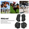 Horse Front Hind Leg Boots Shock Absorption Breathable Open Front