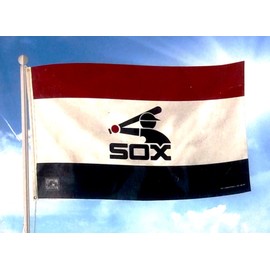 Stockdale Chicago White Sox Rico Retro Batterman Logo 3x5 Flag w/Grommets Outdoor House Banner Baseball