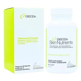 Glisodin Advanced Anti Aging Antiedad Skin Nutrients 90 Caps
