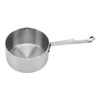Stainless Steel Butter Warmer Flat Bottom Milk Pot with Double