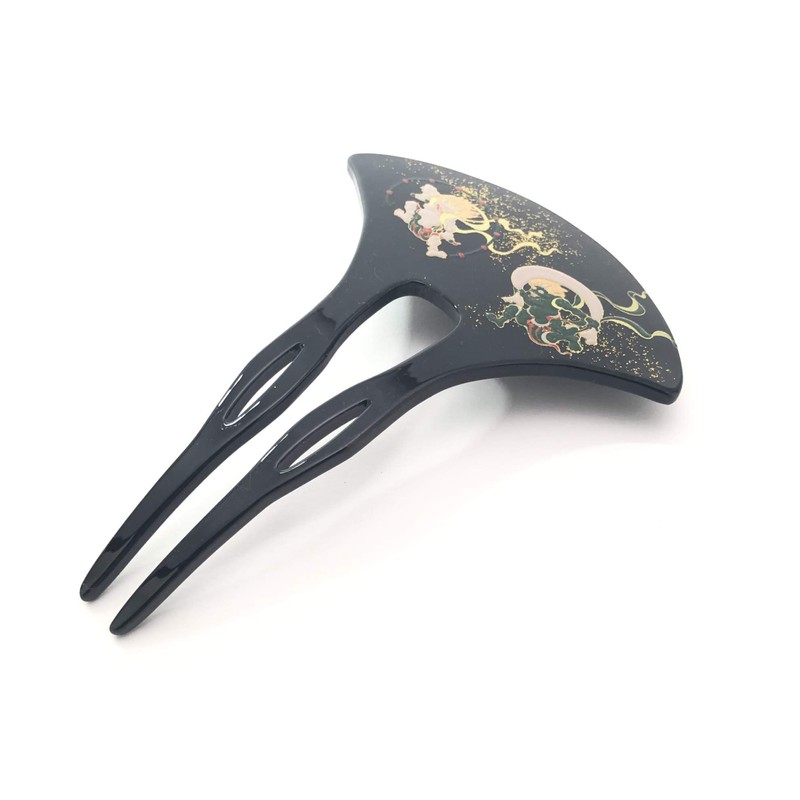 Lacquerware Kanzashi 4X-133 Wind God (B)