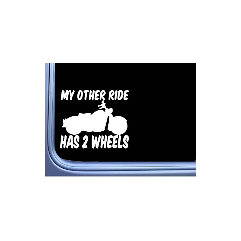 EZ-STIK My Other Ride has Two Wheels M380 6 inch