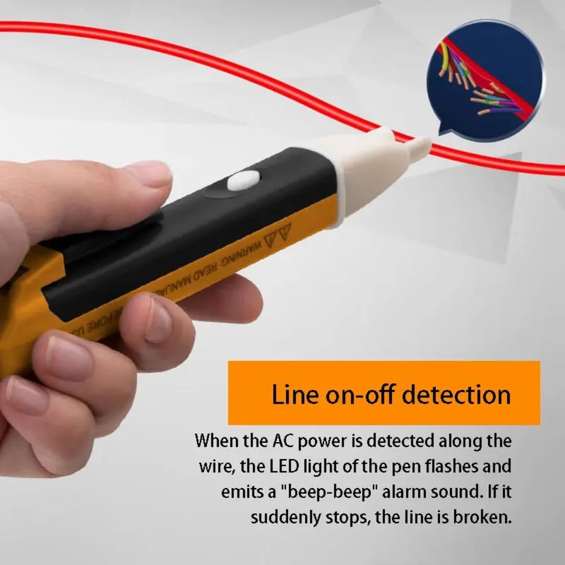 Non Contact Voltage Tester Pen, Electric Tester Screwdriver, AC Voltage