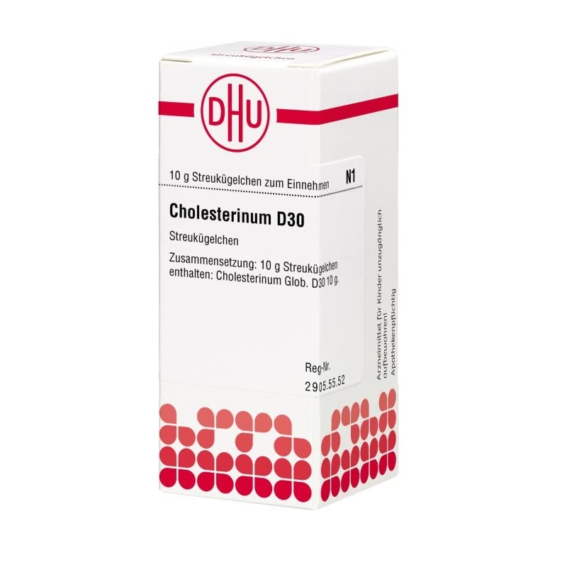 Cholesterol D30 DHU Globules, 10 g Globules