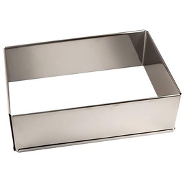 Lares - Baking Tray - Made of Stainless Steel - Square or Oval - Various Adjustable Sizes - Made in Germany