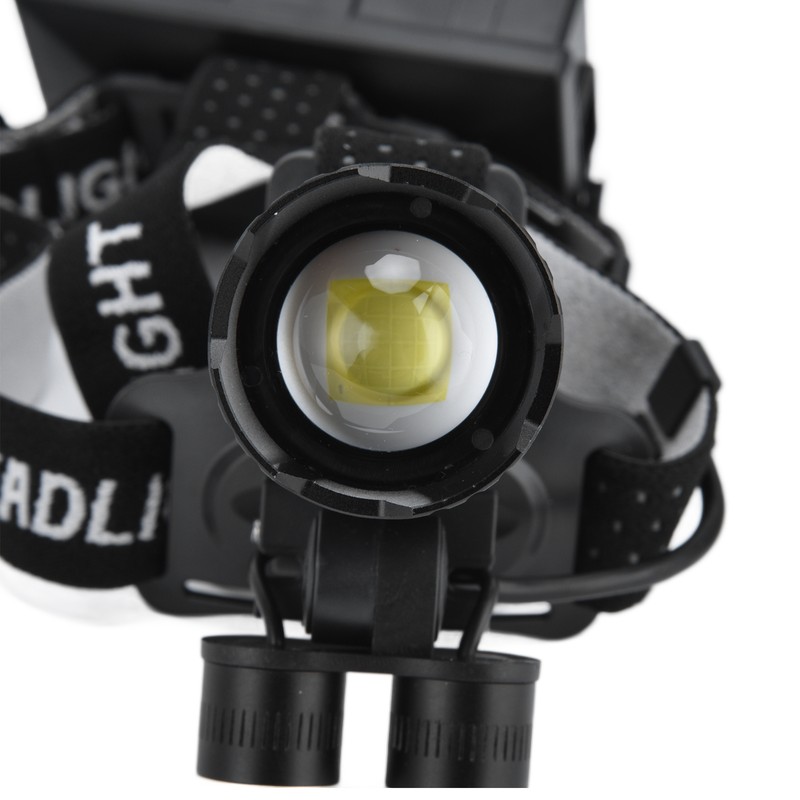 XHP160 Strong Headlight USB Charging Adjustable Waterproof Head Mounted Telescopic