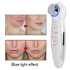 Ultrasonic Handheld Red Blue Light Vibration Anti Aging Facial Soothing