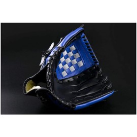 Wonninek Baseball Glove 11.5 inch Soft Solid PU Leather Thickening Pitcher Softball Gloves for Kids Teens Adult Professional Baseball Mitt Catching (Blue, 11.5 inch)