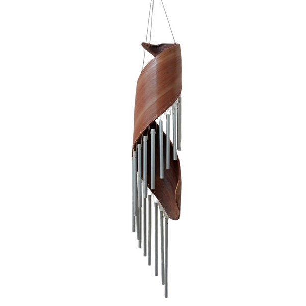 Paradise Palm Wind Chime, Handcrafted in Bali, Unique Design for
