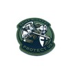St Michael Protect Us Crusader Green PVC Airsoft Patch