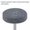 sourcing map Mounted Grinding Stone 1/4" Shank 1.5-inch Dia Corundum