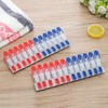 Plastic Clothespins, 48Pcs Laundry Drying Clothes Pins Clips, Non-Slip Clothespins,Utility