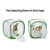 Two Doors Monarch Butterfly Habitat, Insect Mesh Cage, Caterpillar Enclosure