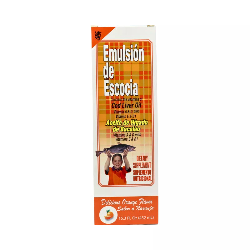 Menper Emulsion De Escocia Cod Liver Oil & Vit A,