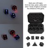 7PCS Light Up Dice ABS Rechargeable LED Electronic Polyhedral Dice