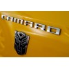 3D Transformers Autobots Optimus Prime Gloss Black Metal Emblem Badge
