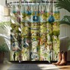 KAIRA Classic Art Shower Curtain A Garden of Earthly Delights