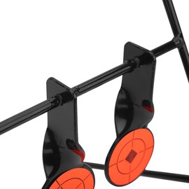 Hot Metal Rotating Spinning Shooting 5 Targets Competitive Wind Chimes with Stickers for Rifle Airgun