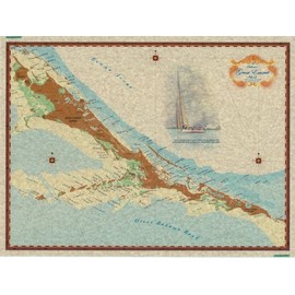 Exuma Islands Map (Decorative Map 18" x 24")