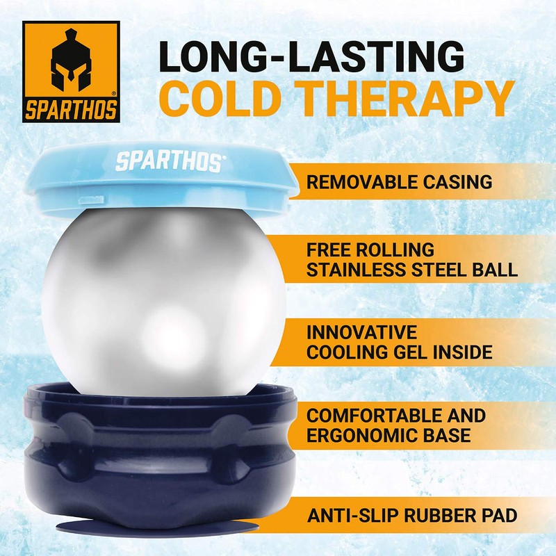 Sparthos Cold Massage Roller Ball - Fitness Cryosphere Massager -