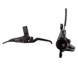 Magura MT C4 Disc Brake and Lever - Front, Hydraulic, 2-Piston, Post Mount, Black