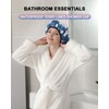 YIZIJIZI Terry Lined Shower Cap,Triple Layer Large Cap for Women,Shower