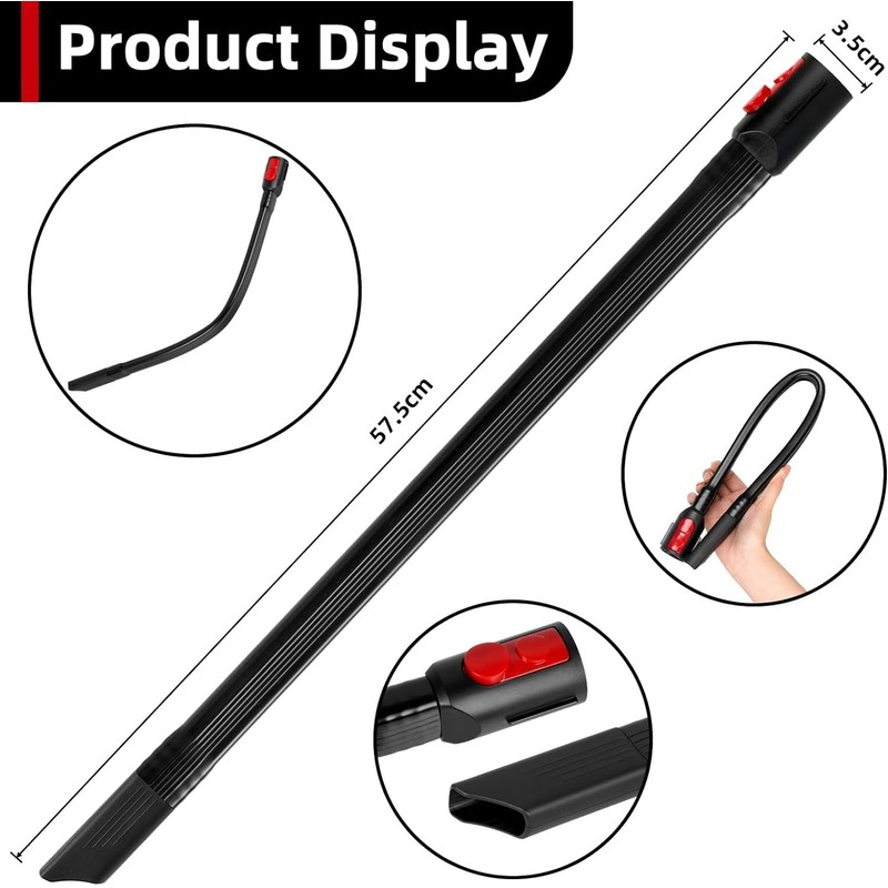 Generic Flexible Crevice Tool for Dyson V7 V8 V10 V11
