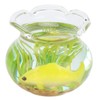 4pcs 1:12 Scale Miniature Glass Goldfish Bowl DIY Fish Bowl