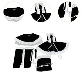 Dickly Women's Santa Costume Dress Fashion Christmas Dress for Holiday Photo Props