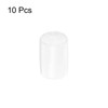 sourcing map 10pcs Rubber End Caps Protective Caps 17mm ID