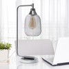 Maykoosh Farmhouse Fresh Industrial Mesh Desk Lamp, Chrome
