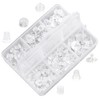 Respaldos de Arete de Silicona Transparente 550 Piezas