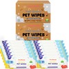 PetsWorld Pet Wipes for Dogs & Cats, 600 Count| Unscented,