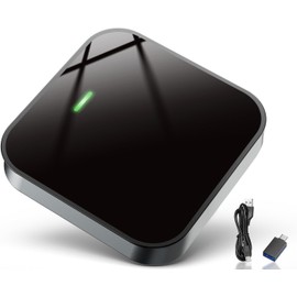 VVCAR MC1 CarPlay Wireless Adapter, 5 GHz WiFi, Navigation, Music, Siri, Calls, Receive Messages, Online Updates, Fast Connection, Compatible with Multiple Vehicles, Automatic Connection, Low Latency