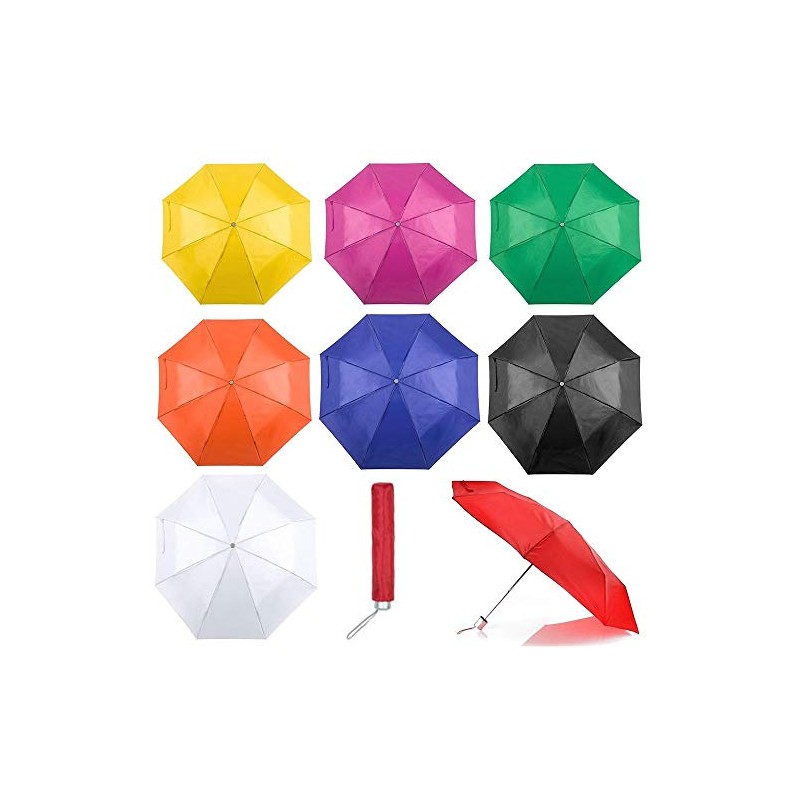 eBuyGB Unisex's Mini Folding Compact Pocket Umbrella Manual Opening Telescopic