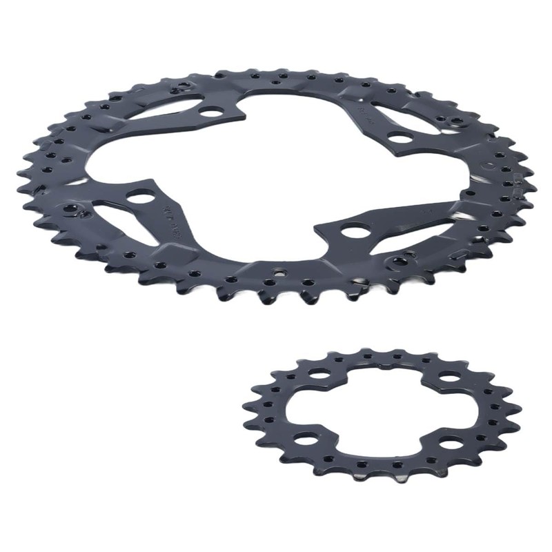 Ausi 3pcs Bicycle Chainrings 22/32/44T Speed Crankset Chain Ring Set