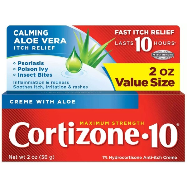 Cortisone 10 Maximum Strength Anti-Itch Cream – Fast Relief for