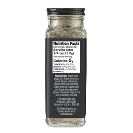 Watkins Gourmet Organic Spice Jar, Lemon Pepper Blend, 3.6 Ounce ., 3.6 Ounce