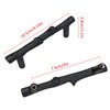 Jinyuanchao 3 Inch Hole Center Black Twig Cabinet Pulls, Alloy