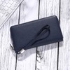 GOIACII Womens Wallet RFID Blocking Leather Zip Around Wallet Large