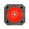 UvV® Bigfoot Traffic Cone 50 cm Pylons (HD-PE, Hard) Red