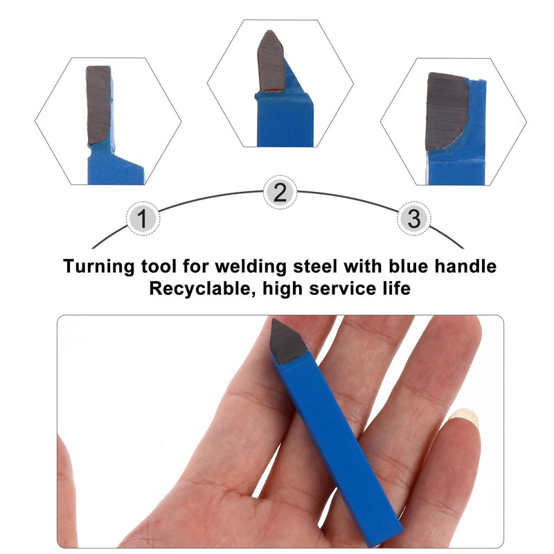 VILLCASE 5pcs Carbide Tip Tipped Cutter Tool Set Cutting Welding