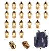 20pcs MK8 0.4mm 3D Printers Brass Nozzles Hotend Extrusion Nozzle