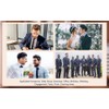 HISDERN Men's Tie Wedding Paisley Ties Handkerchief Flowers Elegant Classic