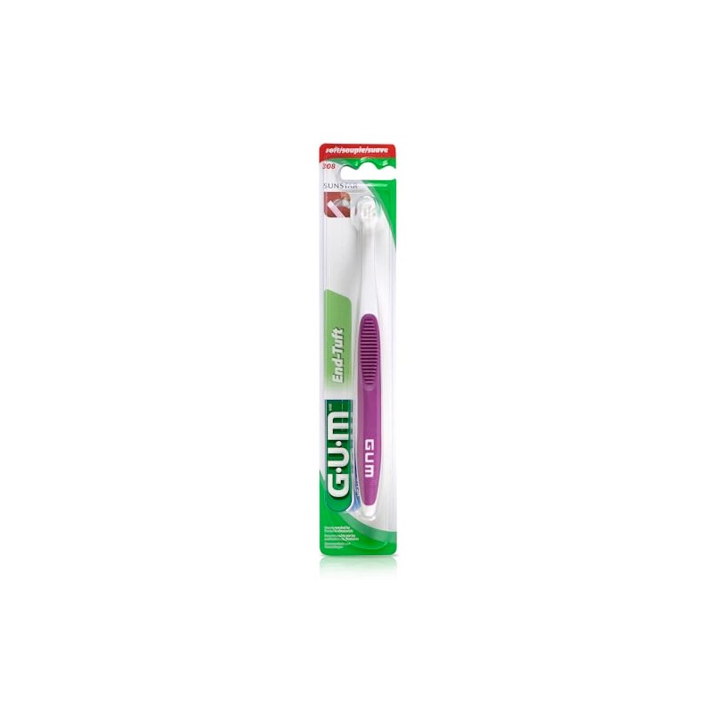 GUM End-Tuft - cepillo de dientes, 6 Brushes