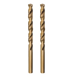 Misuyue M35 Cobalt HSS Twist Drilling Bits, 2pcs Metal Drill Bit 6mm/0.236", Carbide Drill Bits for Stainless Copper Wood Plastic Aluminum and other Hard Materials