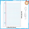 JANYUN Notebook Paper Backdrop, School Bulletin Board Classroom Door Decoration